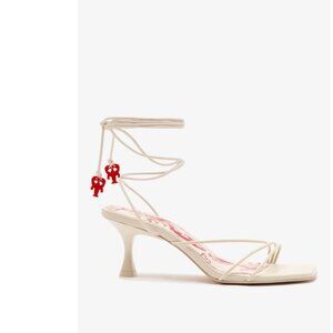 NWT Larroude Nadia Lobster Heels, sz 7